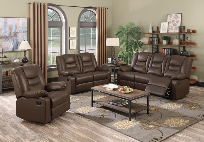 Kirk Bonded Pu Armchair Recliner - Click Image to Close